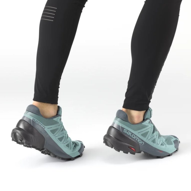 Tenis Para Trail Running Salomon Speedcross 5 Mujer Turquesa | MX UQMY179